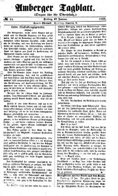 Amberger Tagblatt Freitag 17. Januar 1868