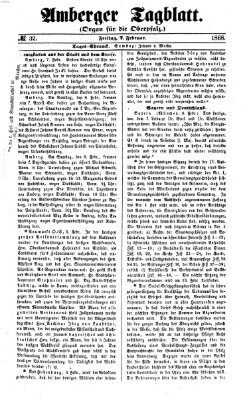 Amberger Tagblatt Freitag 7. Februar 1868
