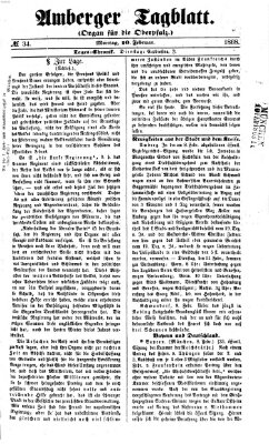 Amberger Tagblatt Montag 10. Februar 1868