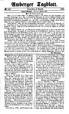 Amberger Tagblatt Donnerstag 6. August 1868
