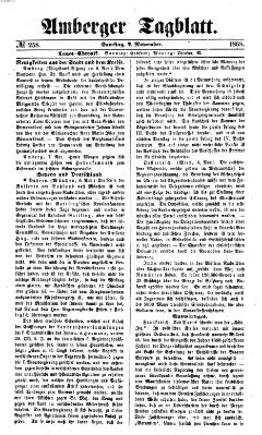 Amberger Tagblatt Samstag 7. November 1868
