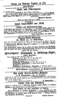 Amberger Tagblatt Mittwoch 30. September 1868