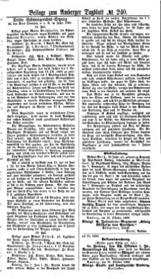 Amberger Tagblatt Samstag 17. Oktober 1868