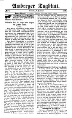 Amberger Tagblatt Samstag 2. Januar 1869