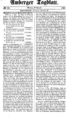 Amberger Tagblatt Montag 9. August 1869