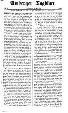 Amberger Tagblatt Mittwoch 5. Januar 1870