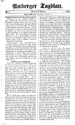 Amberger Tagblatt Freitag 7. Januar 1870
