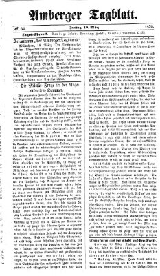 Amberger Tagblatt Freitag 18. März 1870