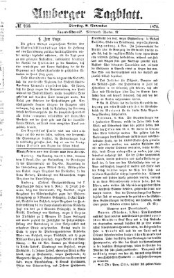 Amberger Tagblatt Dienstag 8. November 1870