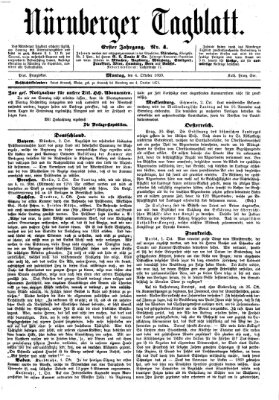 Nürnberger Tagblatt Montag 4. Oktober 1869