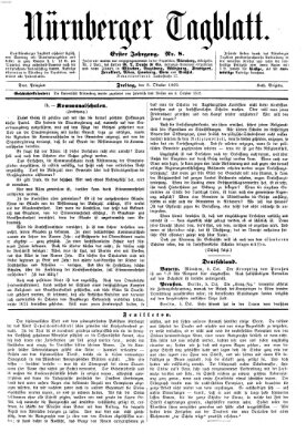 Nürnberger Tagblatt Freitag 8. Oktober 1869