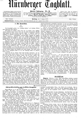 Nürnberger Tagblatt Freitag 7. Januar 1870