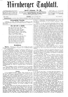 Nürnberger Tagblatt Samstag 26. Februar 1870
