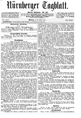 Nürnberger Tagblatt Montag 28. Februar 1870