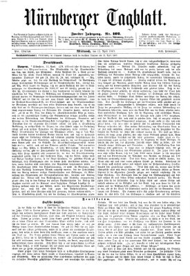 Nürnberger Tagblatt Mittwoch 13. April 1870