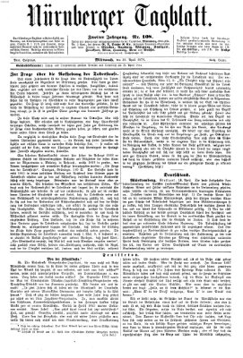 Nürnberger Tagblatt Mittwoch 20. April 1870