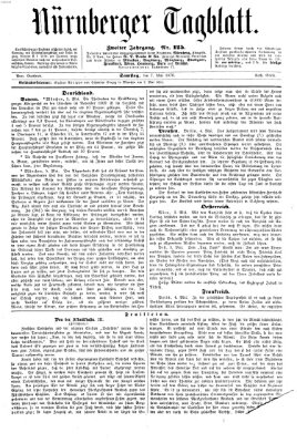 Nürnberger Tagblatt Samstag 7. Mai 1870