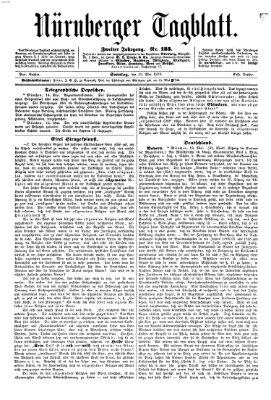 Nürnberger Tagblatt Sonntag 15. Mai 1870