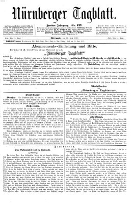 Nürnberger Tagblatt Mittwoch 29. Juni 1870