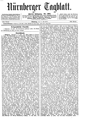 Nürnberger Tagblatt Sonntag 17. Juli 1870