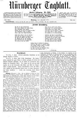 Nürnberger Tagblatt Sonntag 4. September 1870