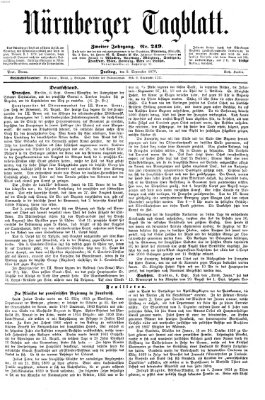 Nürnberger Tagblatt Freitag 9. September 1870