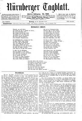 Nürnberger Tagblatt Freitag 16. September 1870