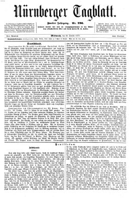 Nürnberger Tagblatt Mittwoch 26. Oktober 1870