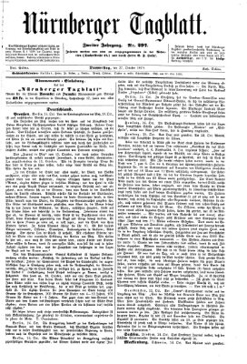 Nürnberger Tagblatt Donnerstag 27. Oktober 1870