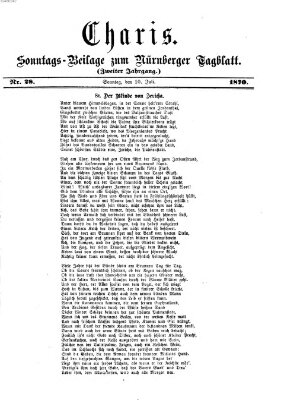Charis (Nürnberger Tagblatt) Sonntag 10. Juli 1870