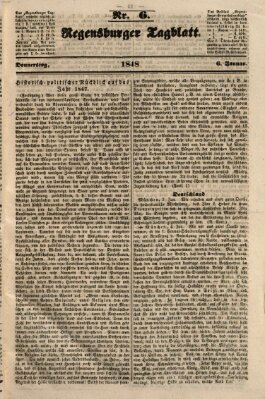 Regensburger Tagblatt Donnerstag 6. Januar 1848