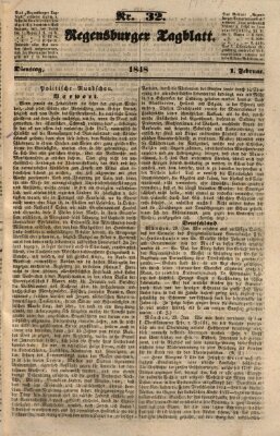 Regensburger Tagblatt Dienstag 1. Februar 1848