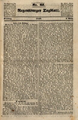 Regensburger Tagblatt Dienstag 7. März 1848