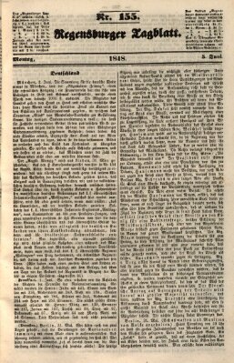 Regensburger Tagblatt Montag 5. Juni 1848