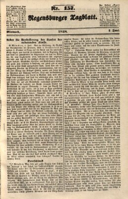 Regensburger Tagblatt Mittwoch 7. Juni 1848