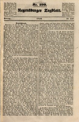Regensburger Tagblatt Freitag 21. Juli 1848