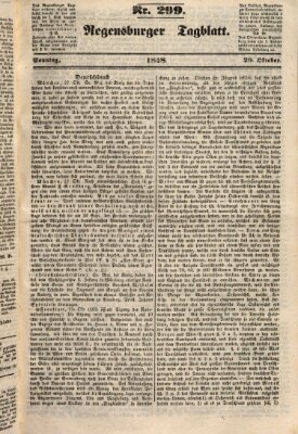 Regensburger Tagblatt Sonntag 29. Oktober 1848
