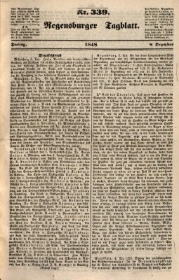 Regensburger Tagblatt Freitag 8. Dezember 1848