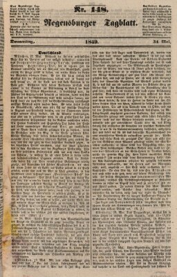 Regensburger Tagblatt Donnerstag 31. Mai 1849
