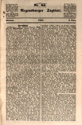 Regensburger Tagblatt Mittwoch 6. März 1850