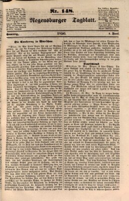 Regensburger Tagblatt Samstag 1. Juni 1850