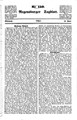 Regensburger Tagblatt Mittwoch 11. Juni 1851
