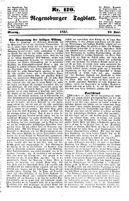 Regensburger Tagblatt Montag 23. Juni 1851