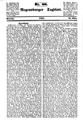 Regensburger Tagblatt Sonntag 28. März 1852