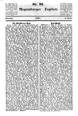 Regensburger Tagblatt Dienstag 6. April 1852