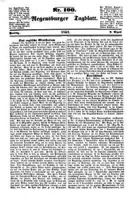 Regensburger Tagblatt Freitag 9. April 1852