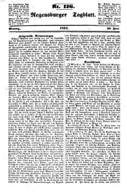 Regensburger Tagblatt Montag 28. Juni 1852