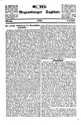 Regensburger Tagblatt Montag 4. Oktober 1852