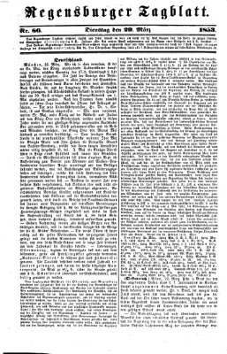 Regensburger Tagblatt Dienstag 29. März 1853