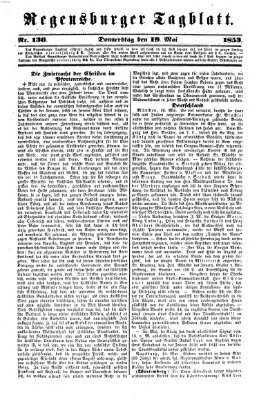 Regensburger Tagblatt Donnerstag 19. Mai 1853
